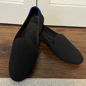 Rothy’s black honeycomb loafers